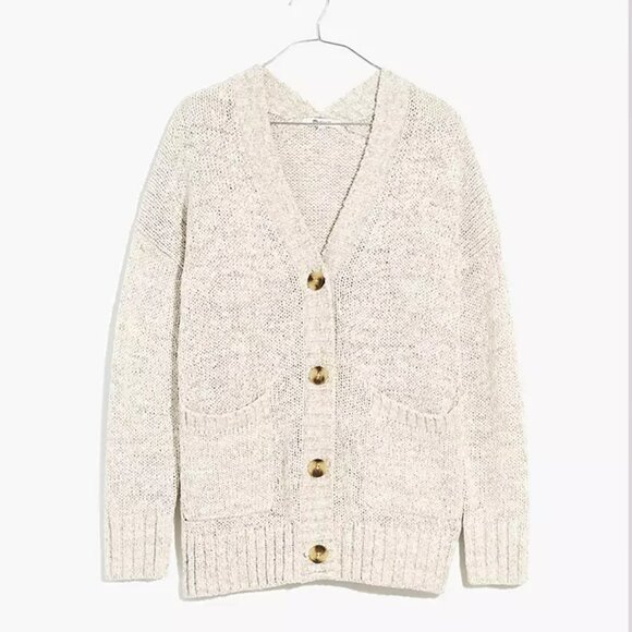 Madewell Mainville Cardigan Sweater Shirt Top Size M Medium - Picture 2 of 5